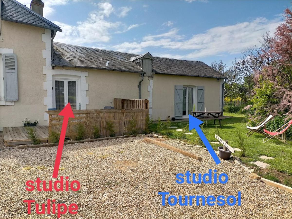 Studio " Tournesol " Au Coeur Du Berry Les Bordes Luaran gambar